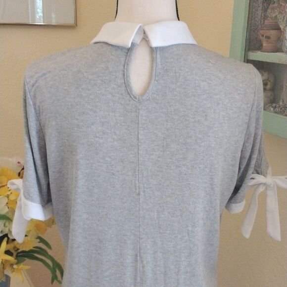 Misia Gray Knit Dress - Picture 7 of 12